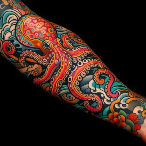 Color Tattoo Session